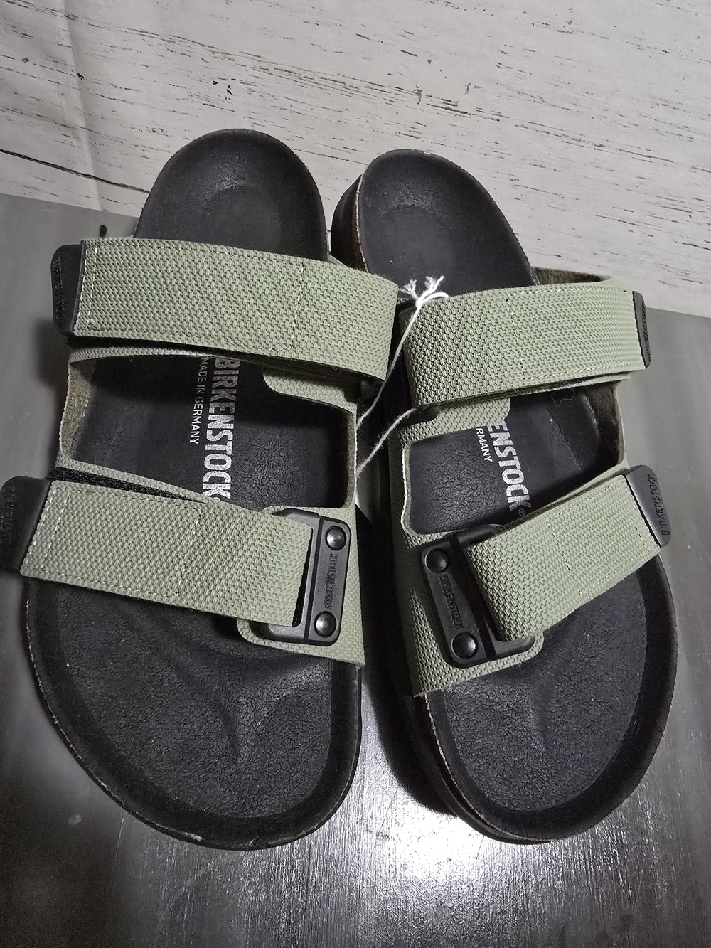 New Birkenstock Sandals Atacama Futura Khaki Olive and Black - Picture 8 of 9